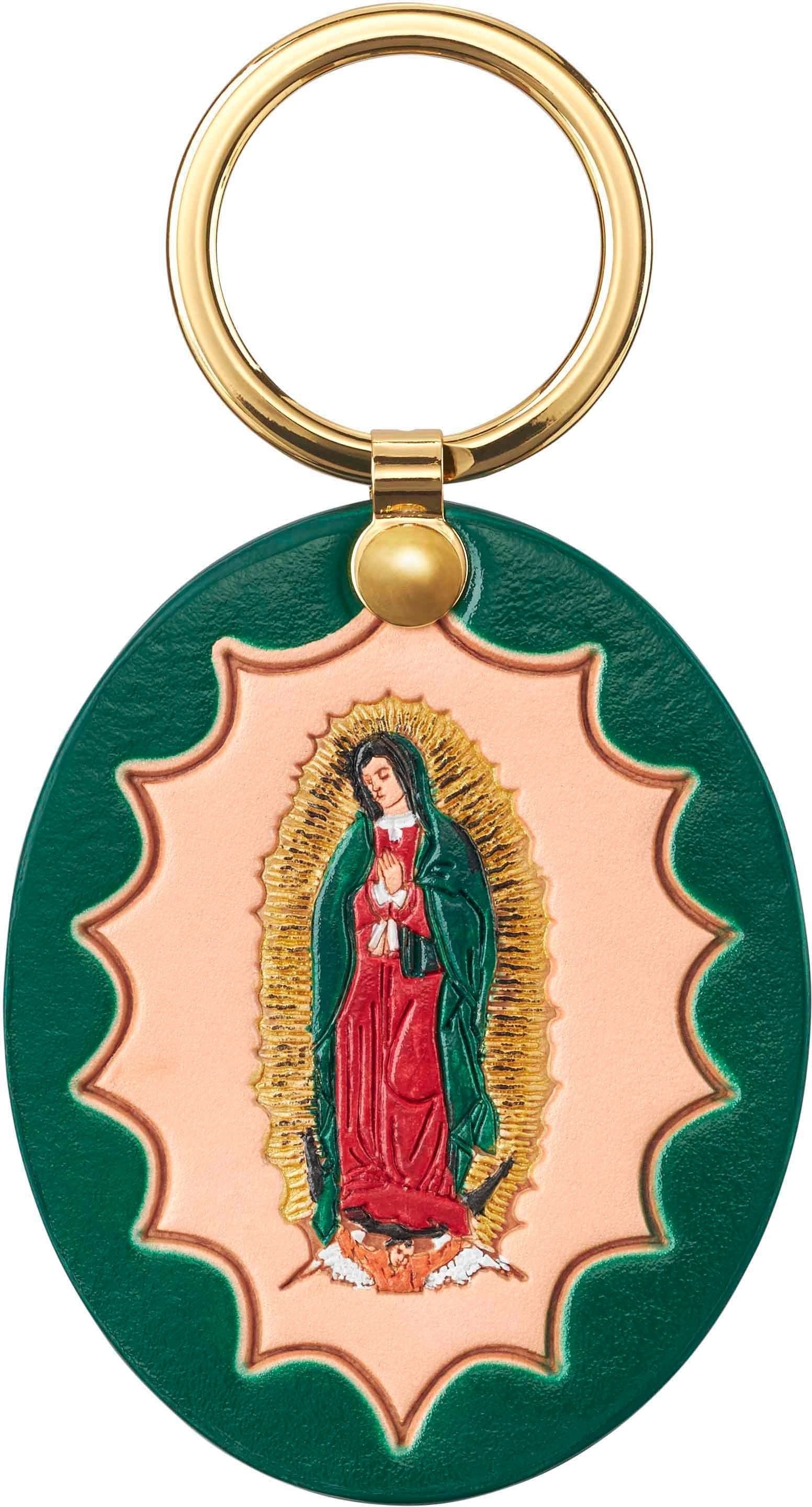 Guadalupe Leather Keychain view 12